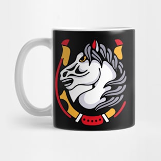 Horse and horseshoe Mug